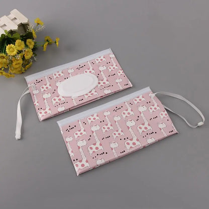 1Pc EVA Baby Wet Wipe Pouch Wipes Holder Case Flip Cover Snap-Strap Reusable Refillable Wet Wipe Bag Outdoor Useful Tissue Box