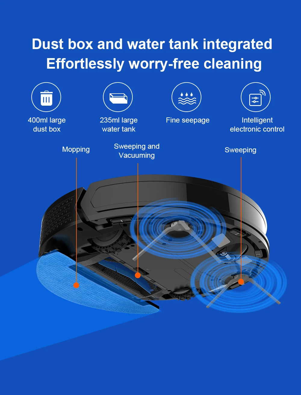 Robot Vacuum Cleaner Liectroux/LILIN X6,Laser System,Multiple-Floor Maps,Restricted Area Setting for Home Carpet Cleaning