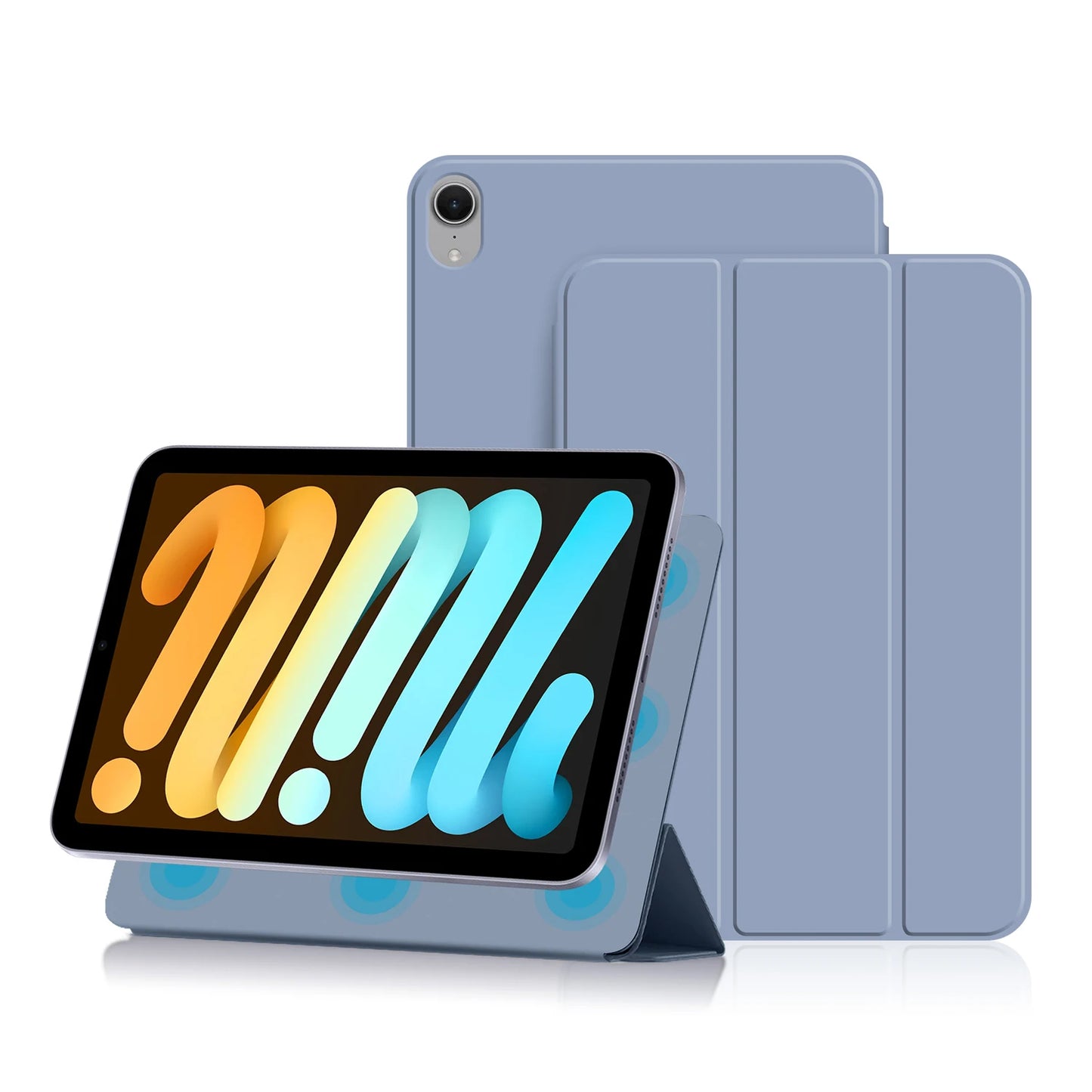 Magnetic Case for iPad Mini A17 Pro Case for iPad Mini 7 8.3 inch Tablet Case Funda For iPad Mini 6 Mini7 Smart Book Cover Folio