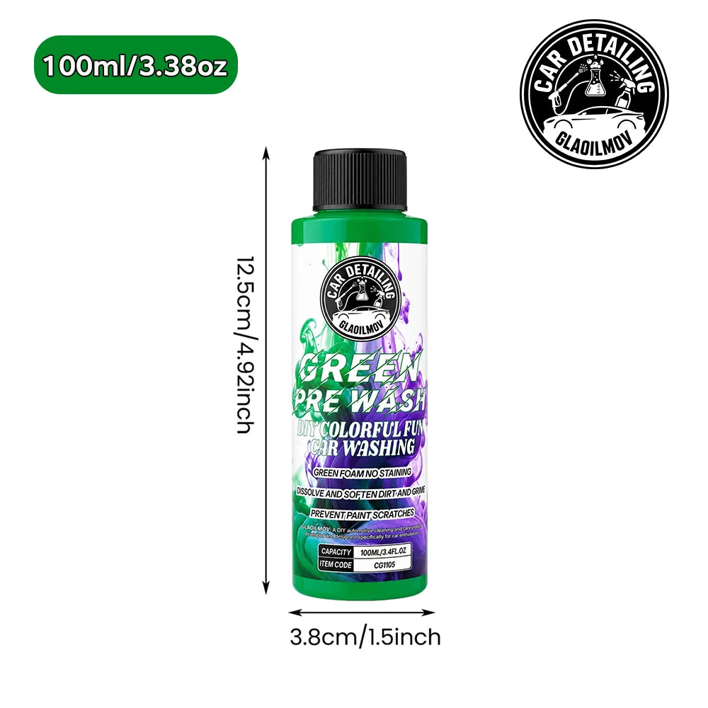 Colored Car Pre Wash Solution Magic High Concentration Foam Car Wash Shampoo Auto Detailing Accessory Super Cleaner