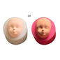 Elf silicone Q version face face mold ultra-light clay soft pottery face mold bjd silicone fairy ears baby face