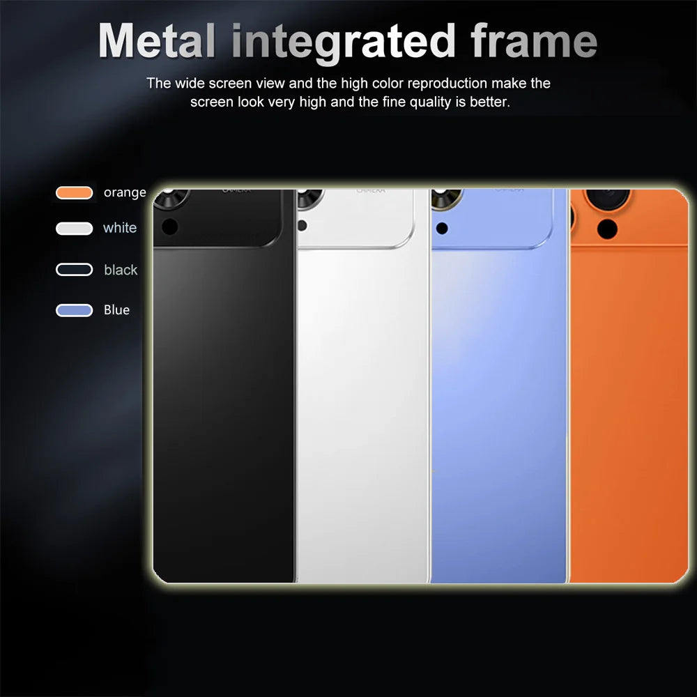 New Smartphone 5G Ai For 17 Pro Max 7.3HD 22G+2TB Mobile Phones Android Dual Sim 7800mAh Unlocked Cell Phone Global Version