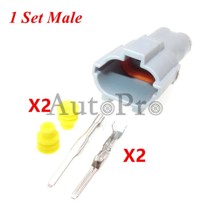 1 Set 2 Hole 7222-1424-40 7223-1424-40 MG640322-4 MG610320 AC Assembly Fog Light Plugs Car Running Lights Cable Socket For VW