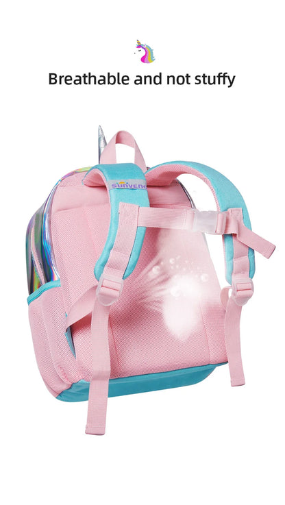 Sunveno Children's Backpack for Girls Pre-School Bag for Kindergarten Elementary - Reversible Sequin,Unicorn ,Lightweight Gift
