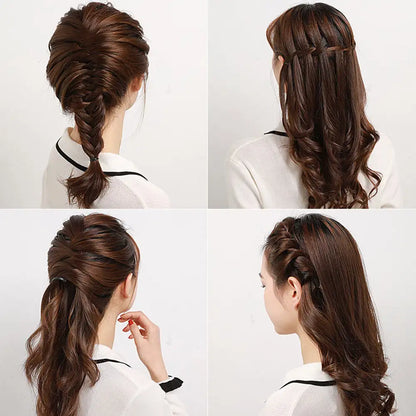 1Set Magic Hair Styling Tools Set DIY Braiding Braider Accessories Hairpin Twist Bun Barrettes Clips For Women Hairdressing