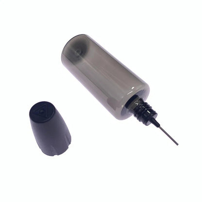 30/50ML PET Clear Vial with Long Thin Needle Tip Dropper for Smoking Oil Accessories Liquid Jar for Essential Oil Storage
