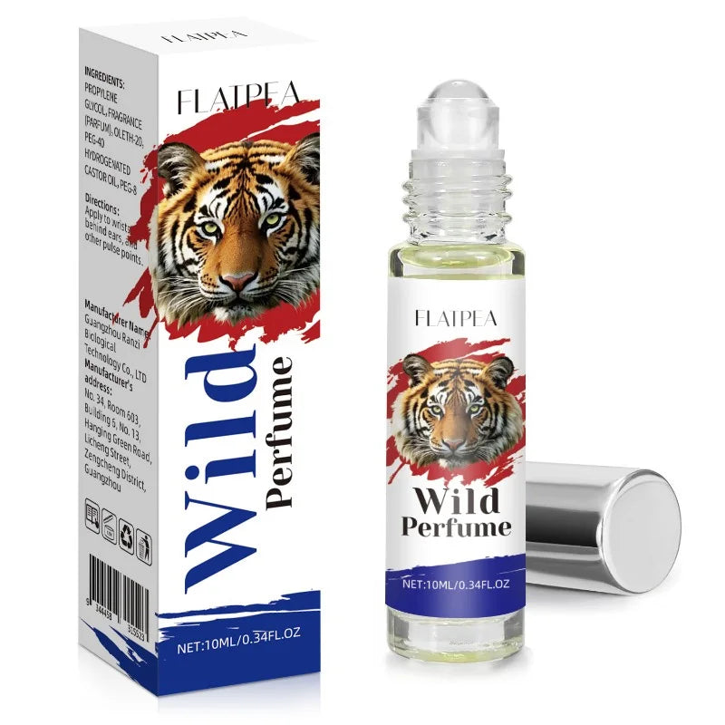 10ML Wild Men's Perfume Fresh Woody Fragrance Eau De Toilette  Dating Fragrance Travel-Size Perfumes Portable Rollerball Oil