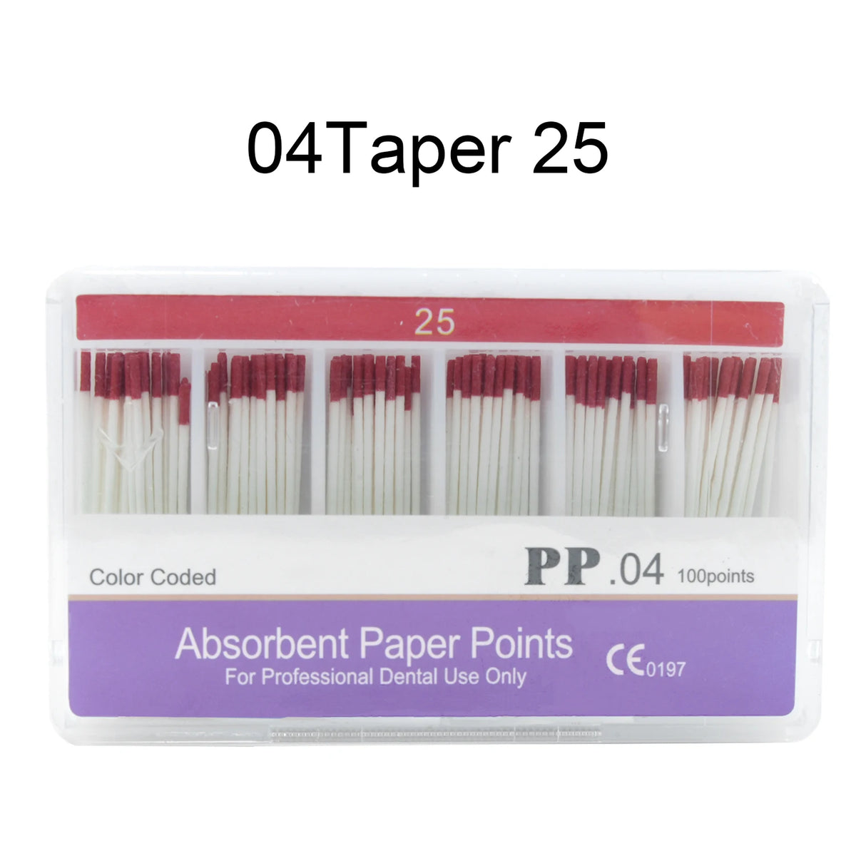 WELLCK 1 Box Dental Absorbent Paper Points Sterile Mixed Sizes 02 04 06 Taper 15-40# For Dentist Use Dentistry Materials