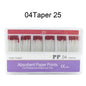 WELLCK 1 Box Dental Absorbent Paper Points Sterile Mixed Sizes 02 04 06 Taper 15-40# For Dentist Use Dentistry Materials