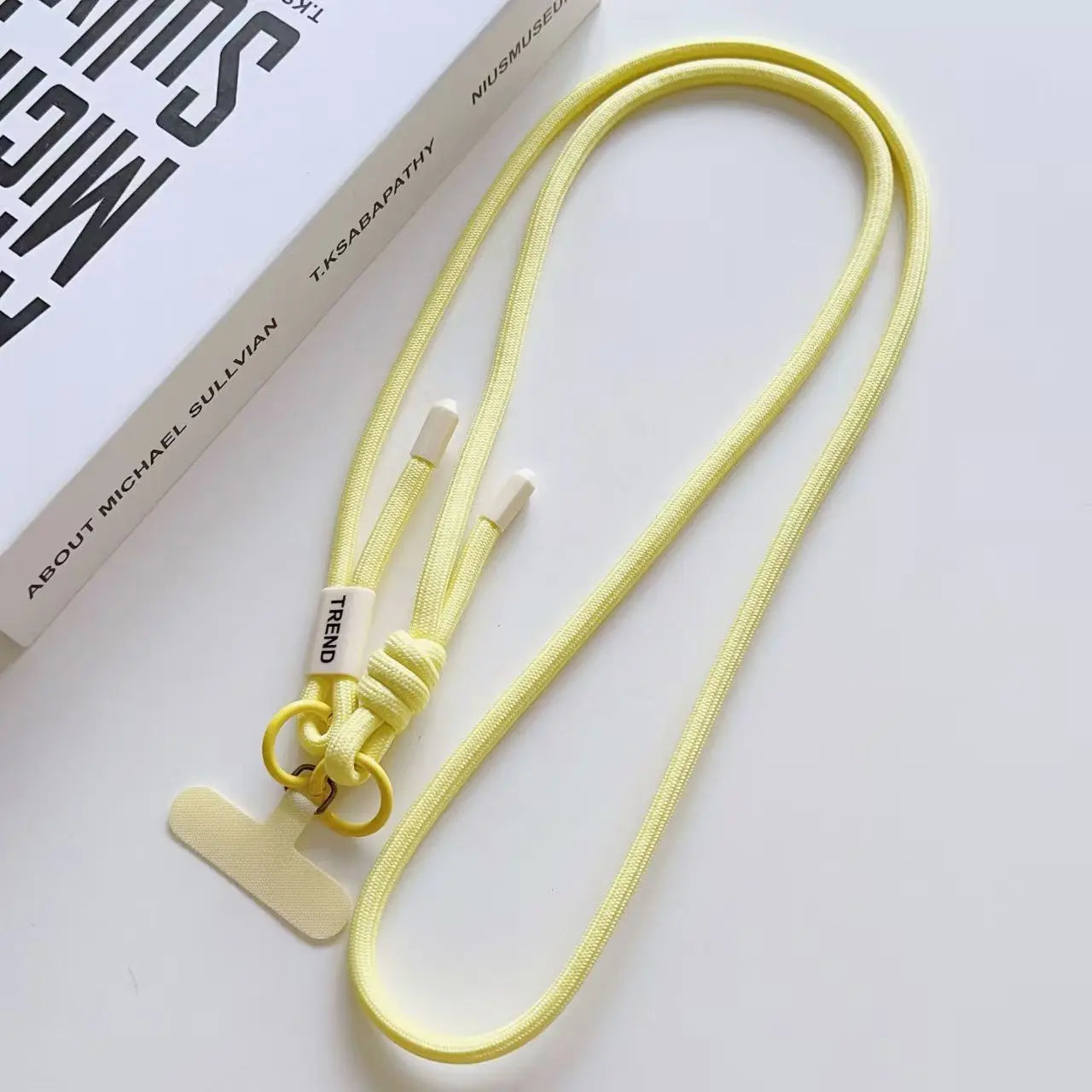 Adjustable Fashion Anti Loss Phone Lanyard 120CM Crossbody Neck Cord Wrist Strap for iPhone 17 Pro Max Case Chain Two Ring Rope