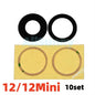 AliSunny 10pcs Back Camera Glass for iPhone 7 8 Plus 6 6S 6Plus 7Plus X XR XS Max 11 12 Rear Cover Lens 3M Sticker Holder Parts