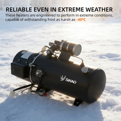 SIHAO 5KW 16.3KW Liquid Fuel Parking Heater Vehicle Auxiliary Heater Engine Startup Cabin Heating Windshield Anti-Frost Unit
