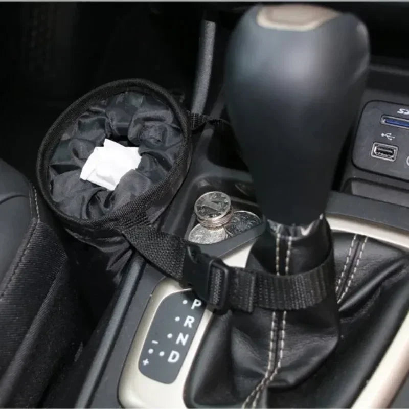 Car Seat Back Trash Holder Hang Litter Bag Garbage Storage Rubbish Container Oxford Cloth Car Waste Bins Cleaning Tools