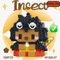 Insect Micro Animals Pet Cats Dog Building Blocks 3D Diamond Model BEE Snail Brick City Construction Toy for Children Kid Gift