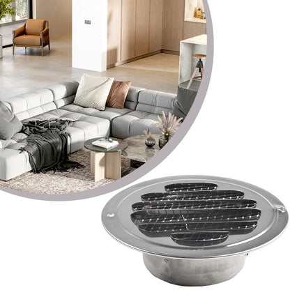 70-300mm Round Stainless Steel Vent Grille Exterior Wall Duct Ventilation Tool Hood Exterior Wall Duct Ventilation Tools