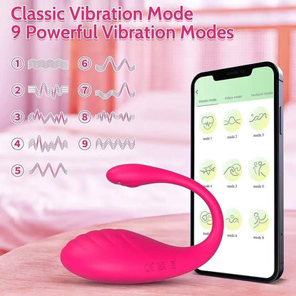 9 Speed APP Controlled Vaginal Vibrators G Spot Anal Vibrating Egg Massager Wearable Stimulator Adult Sex Toys for Women Couple