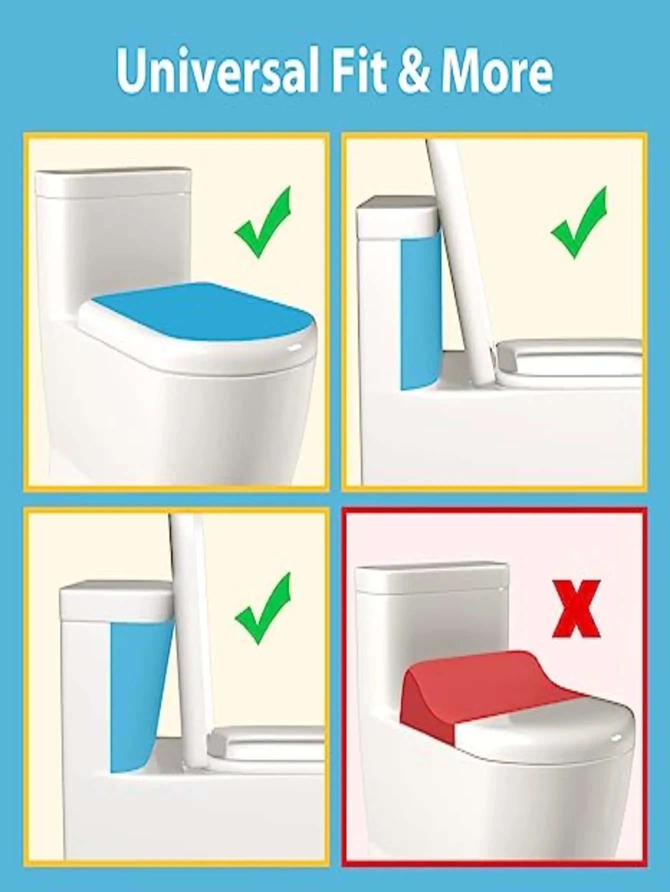 Baby Toilet Lock With 3m Adhesive Easy Intallation No Tools Needed Fit For Most Standard Toilet Safe Products For Kids And Pets