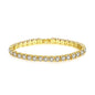 Women's Fashion 4mm Zirconia Tennis Bracelet Crystal Charm Designer Thin Chain Wedding Jewelry