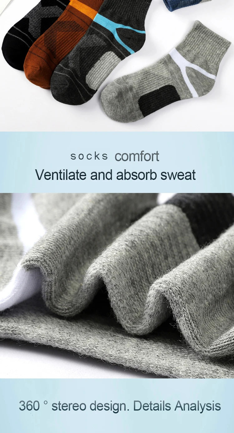 3/5/10/20 Pairs Lot Men's Socks Black Sports Socks Casual Run Autumn Winter High Quality Breathable Male Socks