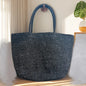 2026 Large Handwoven Rattan Tote Bag for Women Natural Straw Beach Bag Purse Luxury Shoulder Bags Handbag Summer