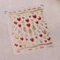 Gold Totem Red Heart Nail Art Stickers Aurora Holographic Star Moon Butterfly 5D Self Adhesive Nail Art RhinestoneS Stickers DIY