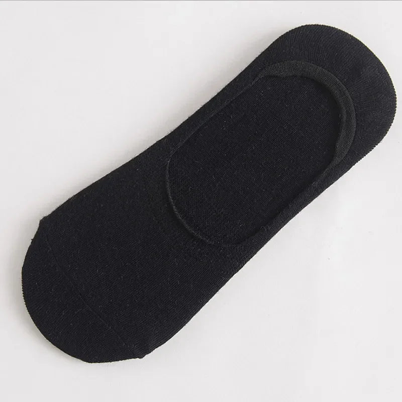 Men Boat Cotton Socks Summer Autumn Non-slip Silicone Invisible Breathable Socks Male Ankle Sock Slippers Sports Socks