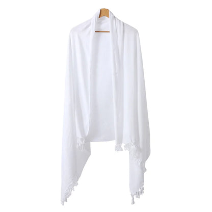 2Pcs Ihram Pilgrimage Towel For Muslim Arab Mecca Hajj Clothes Men Islamic Ramadan Prayer Worship Costumes Shawl Jubba SetThobe
