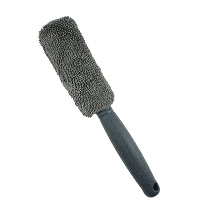 Car Wheel Wash Cleaning Car Wash Portable Microfiber Wheel Tire Rim Brush for Car with Plastic Handle Auto Washing Cleaner Tools