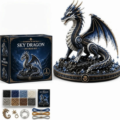 3D Design Animal Guardian Beading Kit Animal Shape Handmade DIY Beadwork Craft Kit Material Package with Colorful Beads