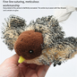 NEW Remote Control Interactive Cat Toys Flying Bird Flapping Wings Sparrow Toy Vivid Chirping Simulation Bird Cat Toy