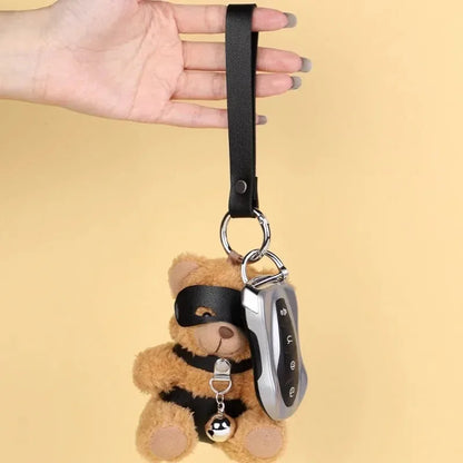 RTET Valentines Gifts for Her or Him BDSM Lover Bear for Submissive Dominant Gift Kinky Fetish Plush Bear Bondage Gifts