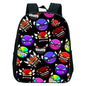 16 Inch Angry Geometry Dash Backpack Boys Girls Bookbag Cartoon Game Kids Kindergarten School Bags Toddler Childcare Backpack