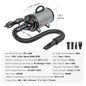 VEVOR 2000W/2.7HP Dog Blow Dryer Adjustable Speed Temperature Control with 4 Nozzles and Extendable Hose for Pet Hair Grooming