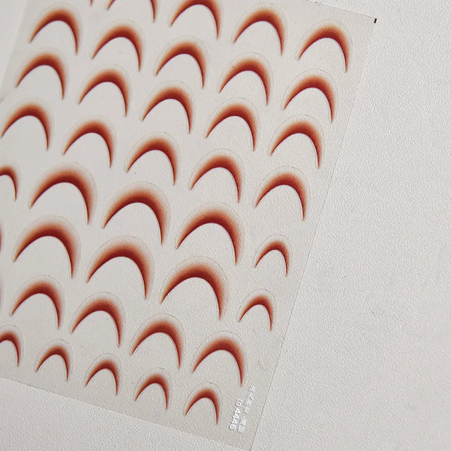5D Pink White Black Bowknot Ribbon Pearl Sweet Bow Nail Sticker Adhesive Nail Art Decoration Parts Stickers Manicure Decals