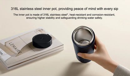 NEW  Mijia Portable Electric Kettle 2 Thermos Cup Fast Water Boiler 350ml Smart Temperature Insulated Kettle Travel (CN)