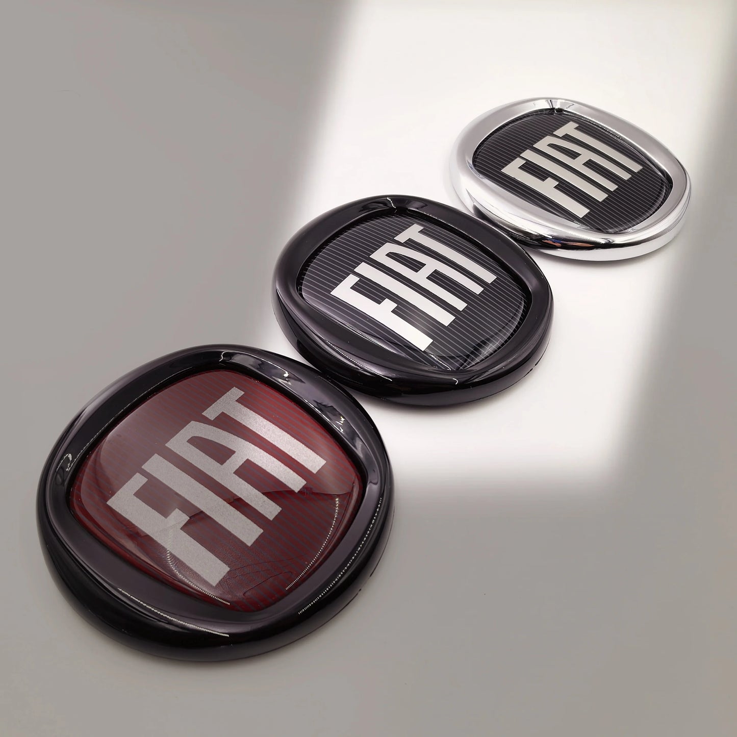 8.5/9.5/10/12cm 85/95/100/120mm car Emblem for FIAT Car Hood Front Rear Badge 2/3/4-Pin Emblem