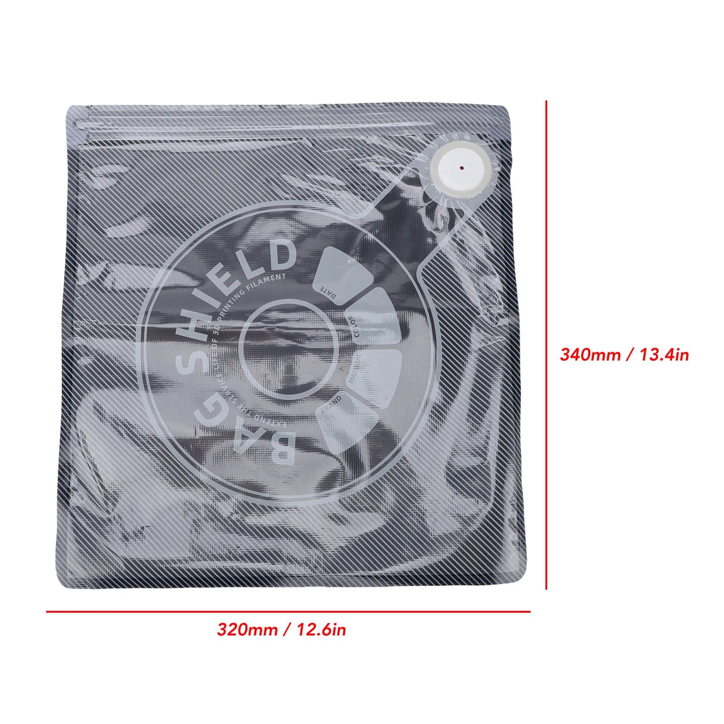 Filament Vacuum Storage Bag with USB Electric Pump 12.6x13.4in Light Proof 3D Printer Filament Storage Bags Filament Bag