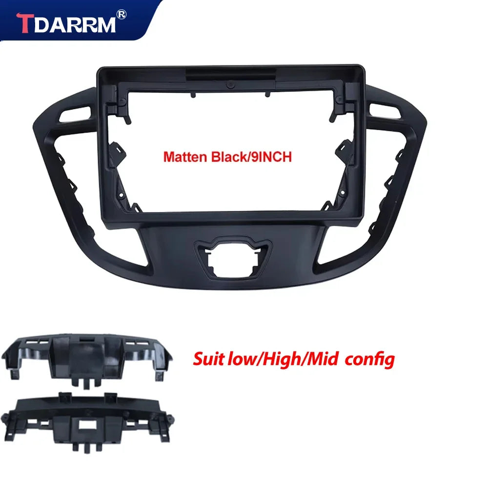 For FORD Transit/Tourneo 2013-2021 Car Radio Fascias Android Stereo Player 2 Din Head Unit Panel Dash Frame Installation Trim