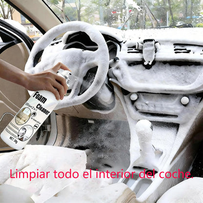 2-in-1 Multi-Purpose Car Interior Multi-Purpose Foaming Cleaner Spray Car Accessories Anti-Aging Protection