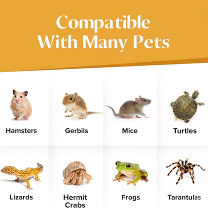 MIRAVEXL Shell-Free High-Protein No-Hatch Shrimp-Based Diet for Reptiles & Fry, Feed for Lizards, Turtles & Amphibian Pets