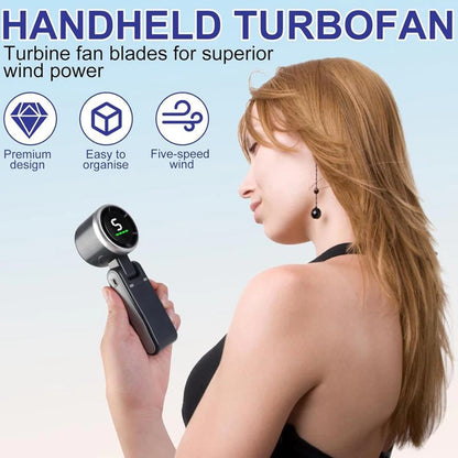 3-in-1 Fan, 5-speed, 3600mAh Rechargeable Lithium Battery, USB Charging, Travel Mini Fan