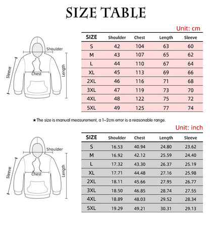 Dark  Red Skull Tattoo 3D All Over Printed Men's Hoodie & Sweatshirt Spring and  Autumn Unisex  Hoodies Casual Sportswear