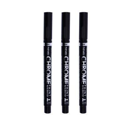 3 Pcs Mirror Marker Pen DIY Reflective Paint Pens Mirror Markers Chrome Gold SILVER Marker Signature Car Styling Art Craftwork