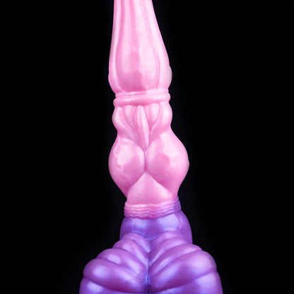 FAAK Silicone Long Penis Fantasy Knot Horse Dildo With Sucker Sex Toys For Women Anal Plug Female Masturbator Adult Games