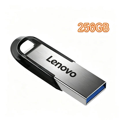 Lenovo 2TB USB 3.0 Metal Flash Drives Super High Speed Pendrive 1TB 512GB Pen Drives Portable USB Stick For Car Phone Computer