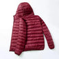 Men's All-Season Ultra Lightweight Packable Down Jacket Water and Wind-Resistant Breathable Coat Big Size Men Hoodies Jackets