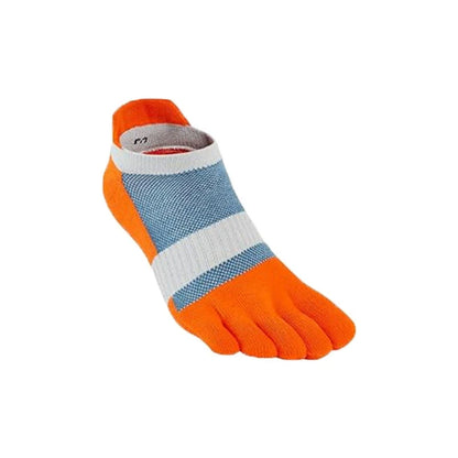 Large Plus Size Toe Socks Sport Mans Mesh Breathable Compression Sweat-Absorbing Fitness Elastic Five Finger Ankle Socks Student