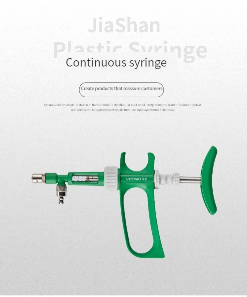 Factory Direct Sales 0.5ml High Precision Chicken Malik Loach Imported Vaccine Adjustable Continuous Syringe