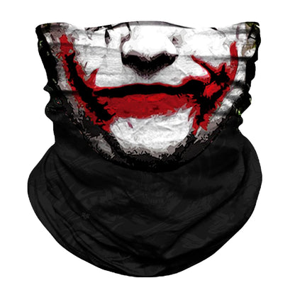 Seamless Snood Bandana Multifunctional Headwear Outdoor Sports Sun Protection Cycling Scarf Fishing Halloween Unisex Neck Mask