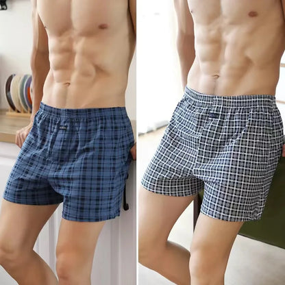 1/2/3/4PCS Plus Size M-XXXL Cotton Aro Pants Men's Underwear Flat Pants Skin Friendly Comfortable Loose Home Large Waistband